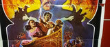 Flying Carpet Arabian Adventure Christopher Lee 39x27" Lebanese Movie Poster 70s