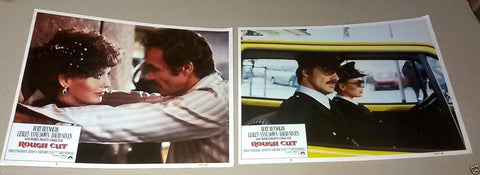 {Set of 8} Rough Cut (Burt Reynolds) 11X14" Original LOBBY CARD 80s