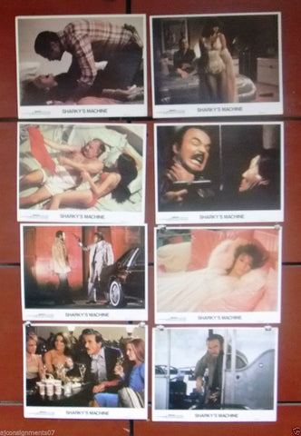 {Set of 8} Sharky's Machine ( Burt Reynold) 11X14" Original Movie LOBBY CARD 80s