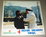 (Set of 4) Silver Dragon Ninja Harry Caine Filmark Hong Kong Film Lobby Card 80s