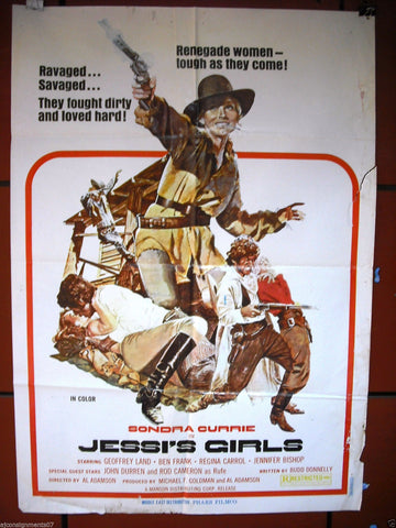Jessi's Girls {Sondra Currie} Original Lebanese Movie Poster 70s