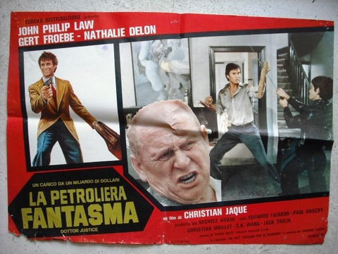 La Petroliera Fantasma Style E Italian Movie Lobby Card 70s