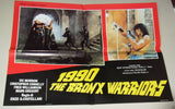 {Set of 6} 1990 the Bronx Warriors {Vic Morrow} Org. Italian Lobby Card 80s