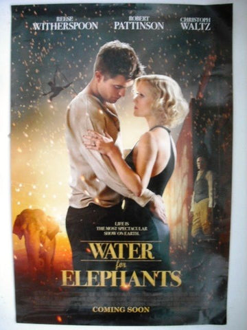 Water for Elephants ADV. Org. 27"x41" Movie Poster 2011