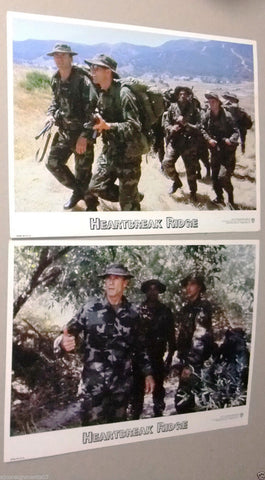 (SET OF 6) HEARTBREAK RIDGE {Clint Eastwood} 11X14" Original LOBBY CARD 80s