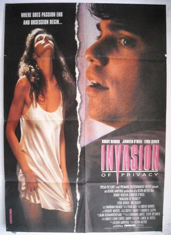 Invasion of Privacy (Robby Benson) Original Lebanese Movie Poster 90s