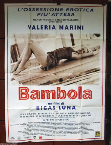 BAMBOLA (Valeria MARINI) 47x63" French Original Movie Poster 90s