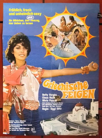 Griechische Feigen, The Fruit Is Ripe Betty Original German Movie Poster 70s