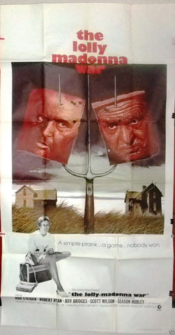 LOLLY MADONNA WAR (JEFF BRIDGES) 3sht Org 41x81" Movie Poster 70s