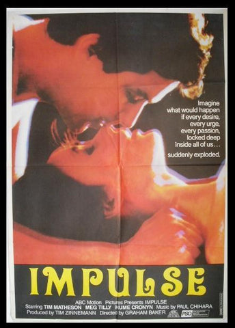 Impulse "Tim Matheson" Lebanese Movie Poster 80s