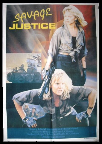 Savage Justice Orig Lebanese Movie Poster 80s