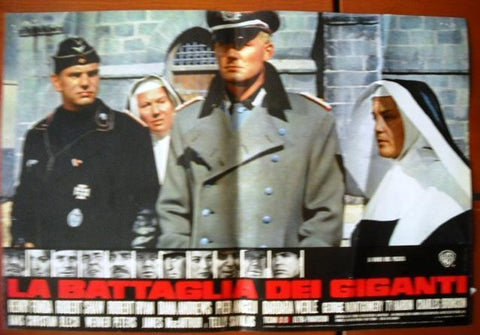 la Battaglia dei Giganti {Henry Fonda} Style C Old Italian Movie Lobby Card 60s