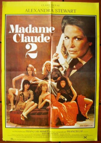 Madame Claude 2 {Alexandra Stewart} 40x27 Original Lebanese Movie Poster 80s