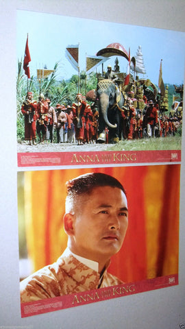 Set of 10 ANNA AND THE KING {Jodie Foster} 11 x 14" Original Film Lobby Card 90s
