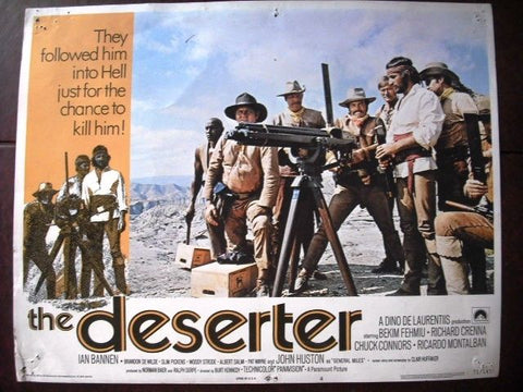 The Deserter {Bekim Fehmiu} Original Movie Lobby Card 70s Card # 4