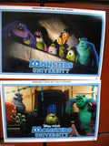 Monster University 11" x 8"  {Disney Pixar} Original Set of 6 Lobby Card 2013