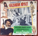 (Set of 5) Kazanova Niyazi {Tamer Yigit} Turkish Film Lobby Card 70s