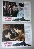 {Set of 8} THE DON IS DEAD {Anthony Quinn} 11x14" Org. U.S Lobby Cards 70s