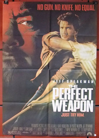 The Perfect Weapn {Jeef Speakman} Original 40"x27"  Movie Lebanese Poster 90s