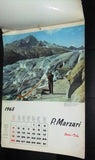 Vintage Calendar Arabic P. Marzari Printed in Schio, Italy 1965