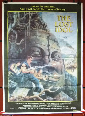 The Lost Idol {Erik Estrada} 40x27" Original Lebanese Movie Poster 90s