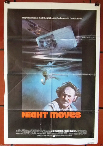 Night Movies {Susan Clark} Original 41x27"  Original Movie Poster 70s