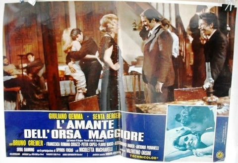 L'amante Dell' Orsa Maggiore Senta Berger Vintage Italian Lobby Card 70s