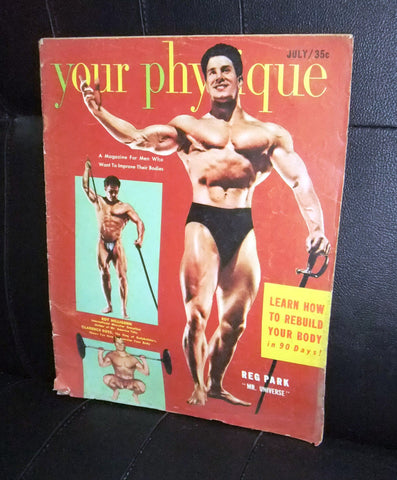 Your Physique July Reg Park Joe Weider's Magazine 1952