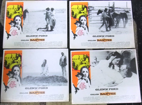 {Set of 8} Santee (Dana Wynter) 11x14" Original U.S Lobby Cards 70s