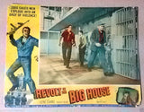 (Set of 6) Revolt in the big house {Gene Evans} 11x14" Original Lobby Card 50s