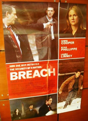 Breach Chris Cooper Movie Poster 40x27 Original 2007