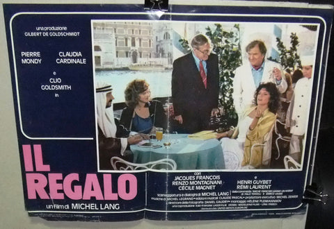 (Set of 4) IL REGALO"Claudia Cardinale Italian Film Lobby Card 80s