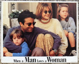 {Set of 5} WHEN A MAN LOVES A WOMAN (Andy Garcia) 11 x 14" Film Lobby Card 90s