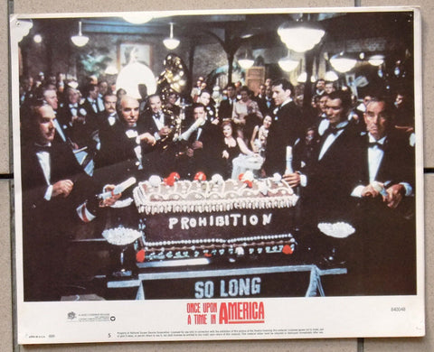 {Set of 8} ONCE UPON A TIME IN AMERICA ROBERT DENIRO ORG 11X14"  LOBBY CARD 80s