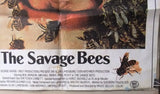 The Savage Bees Christina Raines 27x39" Org. Horror Lebanese Movie Poster 70s