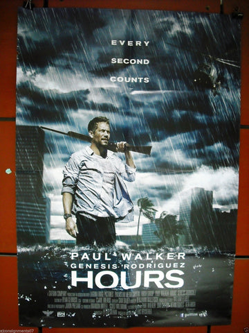 Hours {Paul Walker} 40"X27" Original Movie Poster 2013