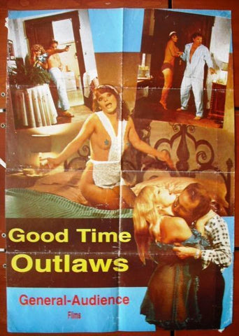 Good Time Outlaws Lebanese 40x27 Movie Poster 70s