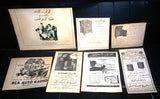 54x Egyptian Vintage Radio Magazine Arabic Ads Advertising 1920s+