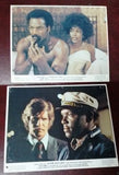 {Set of 8} BLACK GUNN {Jim Brown} 8x10"  U.S Original Lobby Cards 70s