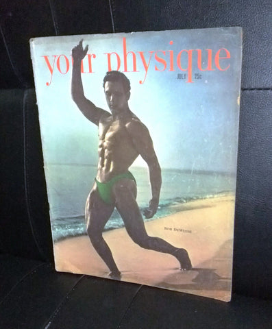 Your Physique July Bob DeWeese Joe Weider's Magazine 1949