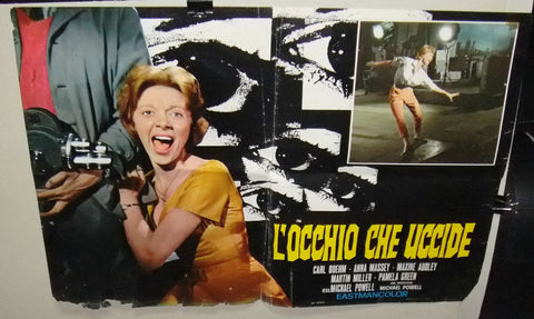 L'OCCHIO CHE UCCIDE Carl Boehm Italian Film Lobby Card 60s
