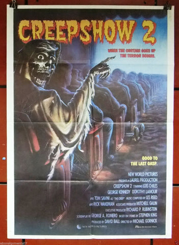 Creepshow 2 (TOM SAVINI) 39x27" Original Lebanese Movie Poster 80s