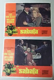 {Set of 8} Sabata  (LEE VAN CLEEF) 11x14 Original U.S Lobby Cards 70s