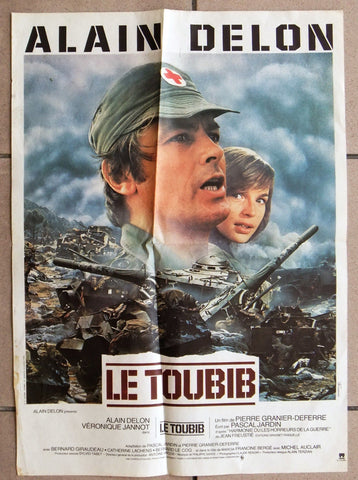 LE TOUBIB {ALAIN DELON} 22"x15" French Movie Original Poster 70s