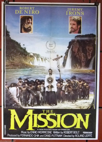 The Mission {Robert De Niro} Original Lebanese Movie Poster 80s