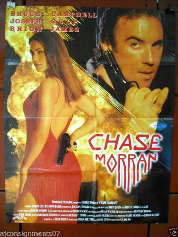 Chase Morran {Bruce Campbell} Original Lebanese Movie Poster 90s