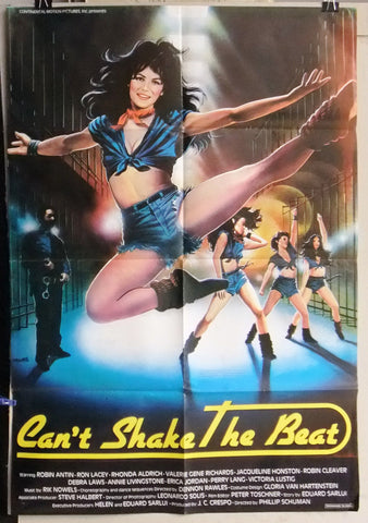 Can't Shake the Beat Robin Antin Jailbird Rock 39"x27" Lebanese Movie Poster 80s