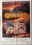 HEAVEN'S GATE {Christopher Walken} 27"x41" Original Movie Poster 80s