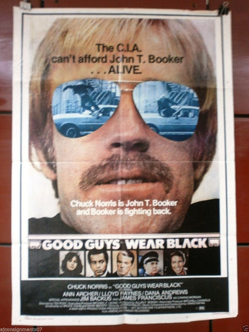 Good Guys Wear Black (Chuck Norris) Lebanese Movie Poster 70s