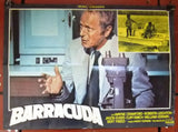 (Set of 8) Barracuda {WAYNE CRAWFORD} Org Italian Movie Lobby Card 70s